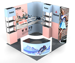 T3 Modular Aluminum Alloy Portable Folding Display Stand, Reusable Quick-Assembly Special Exhibition Booth, Eco-Frien... 3