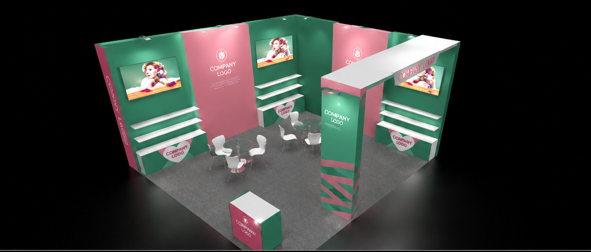 Fast62 Aluminum Fabric Frame System | Modular Trade Show Booth Display Frame for Exhibition