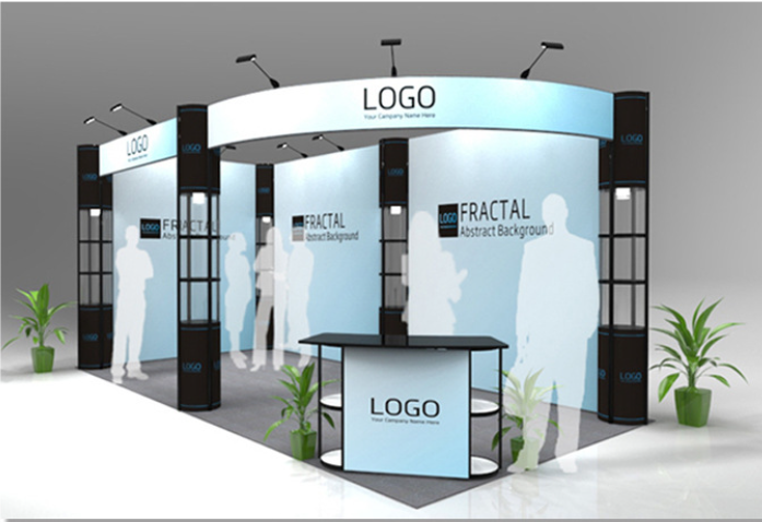 Portable Modular Aluminum Trade Show Booth | Foldable Quick Setup Exhibition Display Stand for Expo Events - Internat... 2