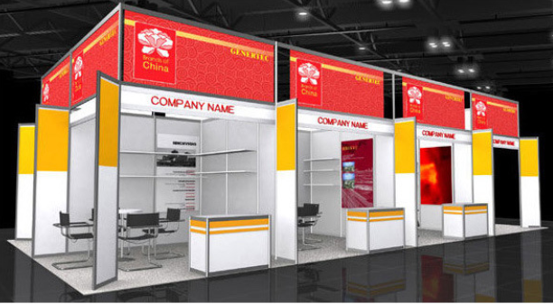 Modular Exhibition Booth Kit, Quick Disassemble Stable Reusable Standard Trade Show Display Stall, Custom Size Octago... 3