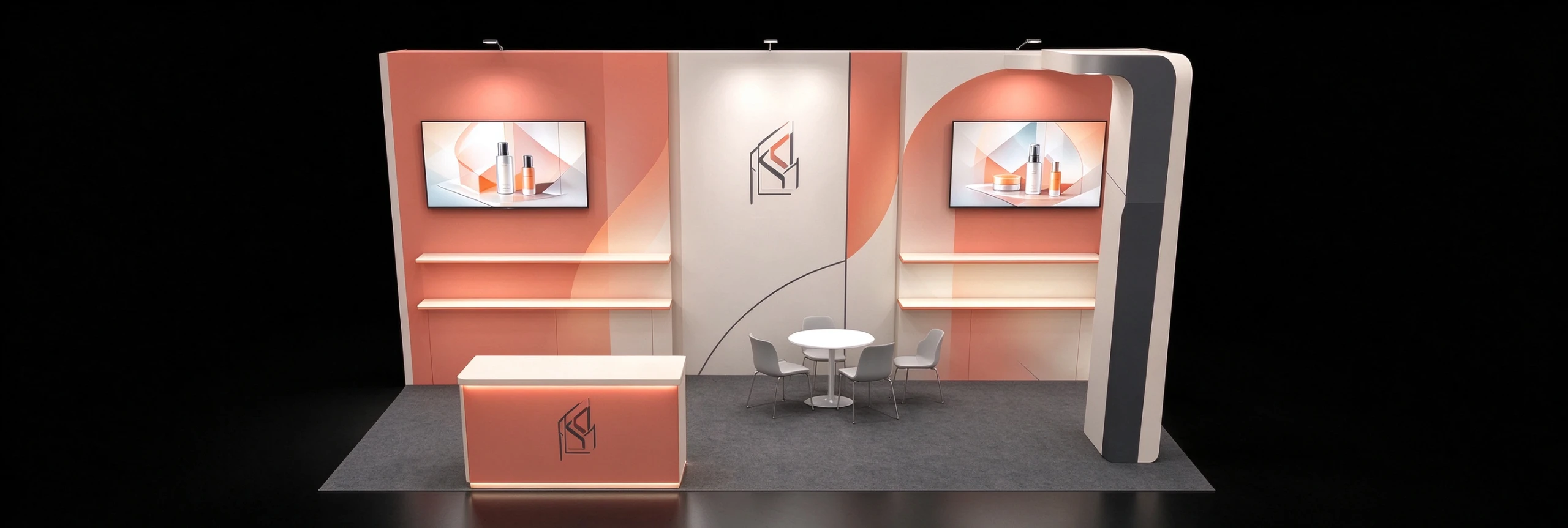 Fast62 Aluminum Fabric Frame System | Modern Modular Trade Show Booth Display Frame for Exhibition - 展会展览解决方案 - 各类行业展会 3