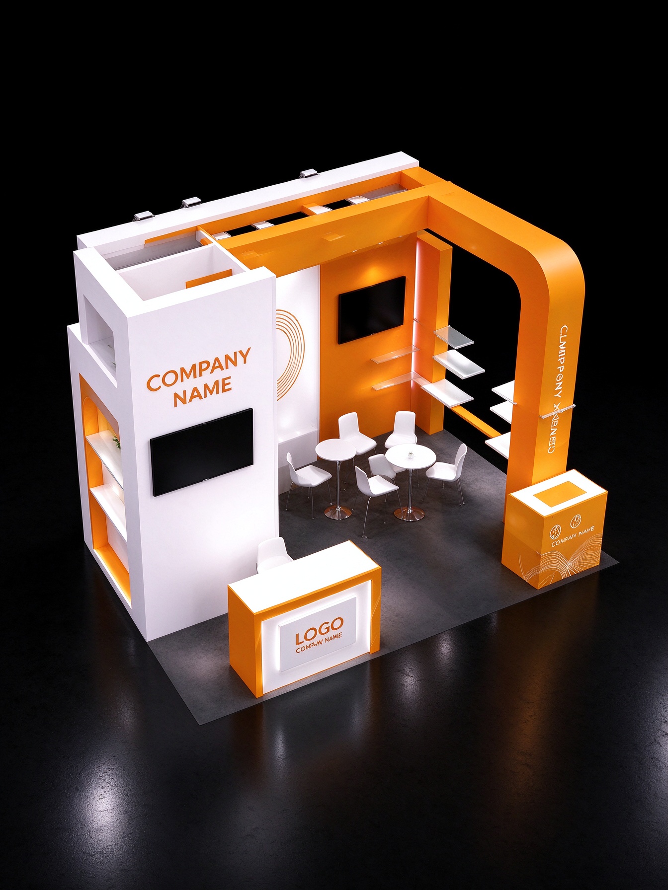 Fast62 Aluminum Fabric Frame System | Modern Modular Trade Show Booth Display Frame for Exhibition - 展会展览解决方案 - 各类行业展会 5