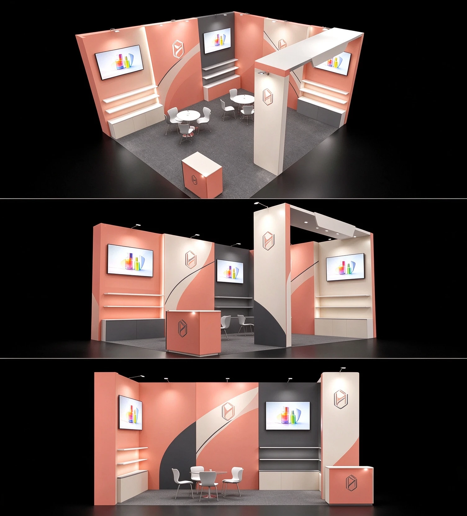 Fast62 Aluminum Fabric Frame System | Modern Modular Trade Show Booth Display Frame for Exhibition - 展会展览解决方案 - 各类行业展会 2