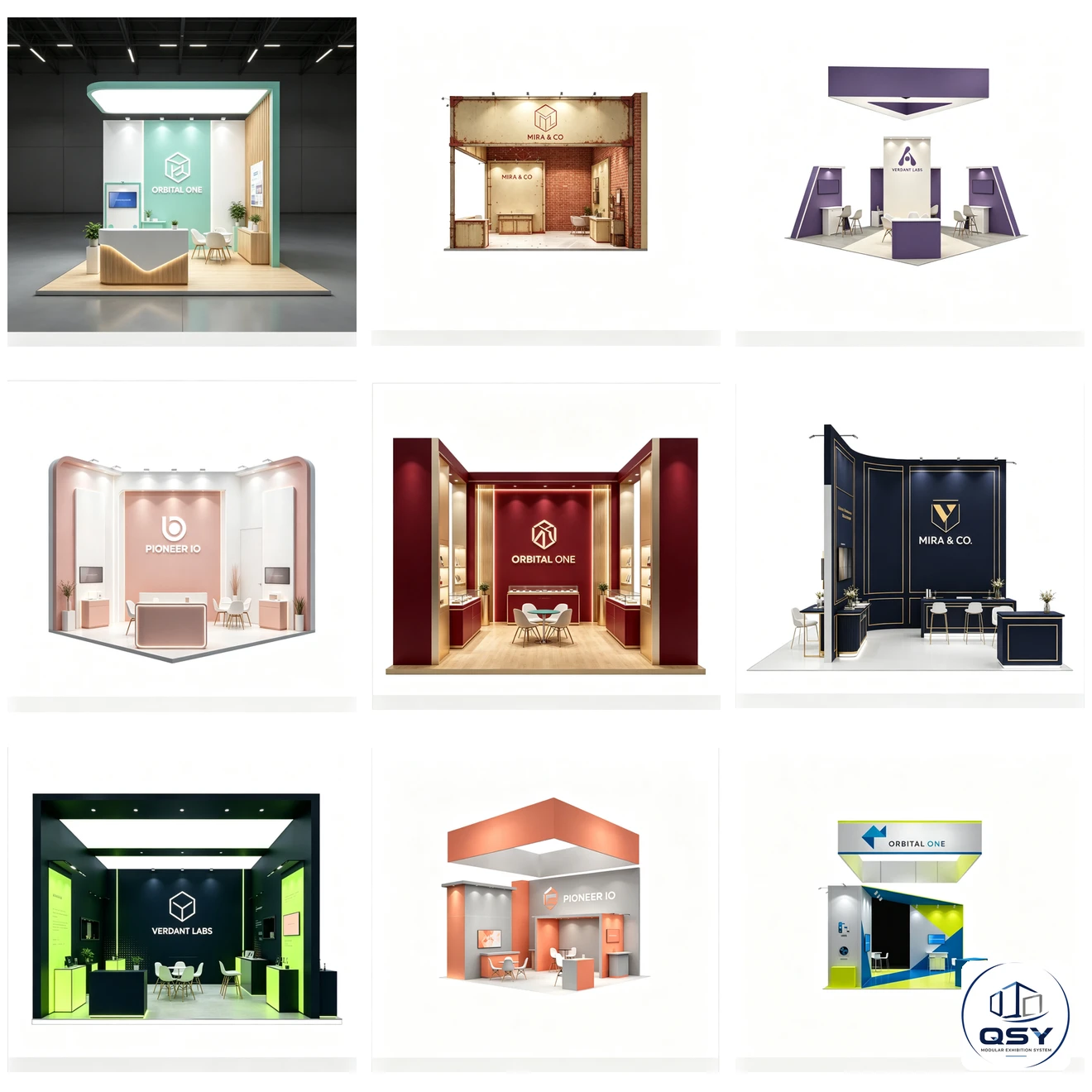 20×20ft New‑Style Modular Trade Show Booth |QSY Modular Exhibition System Reusable Aluminum Exhibition Display System... 3