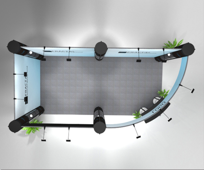 Portable Modular Aluminum Trade Show Booth | Foldable Quick Setup Exhibition Display Stand for Expo Events - Internat... 4