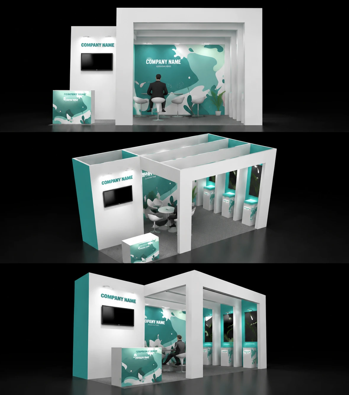 Fast62 Aluminum Fabric Frame System | Modular Trade Show Booth Display Frame for Exhibition - 各类行业展会 2