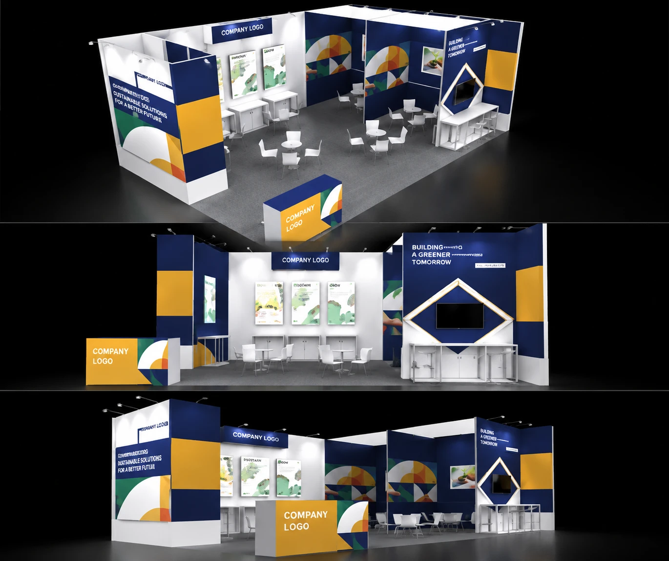 Fast62 Aluminum Fabric Frame System | Modular Trade Show Booth Display Frame for Exhibition - 各类行业展会 3