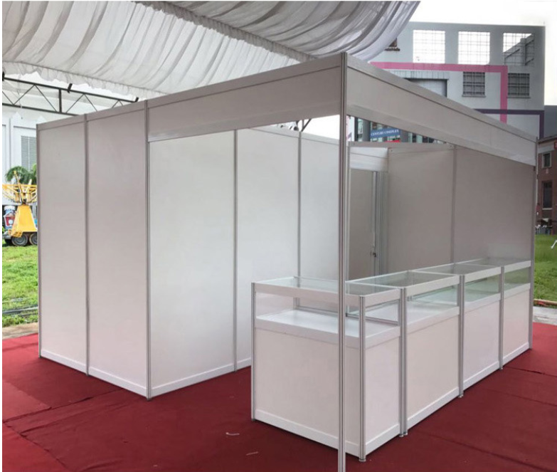 Modular Exhibition Booth Kit, Quick Disassemble Stable Reusable Standard Trade Show Display Stall, Custom Size Octago... 2