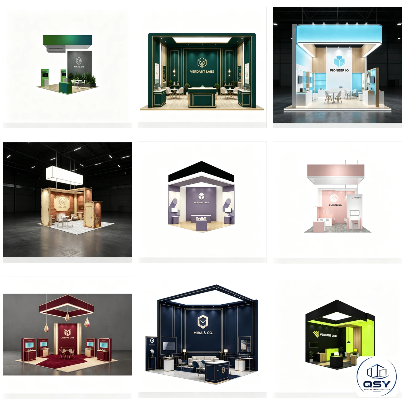 20×20ft New‑Style Modular Trade Show Booth |QSY Modular Exhibition System Reusable Aluminum Exhibition Display System... 4