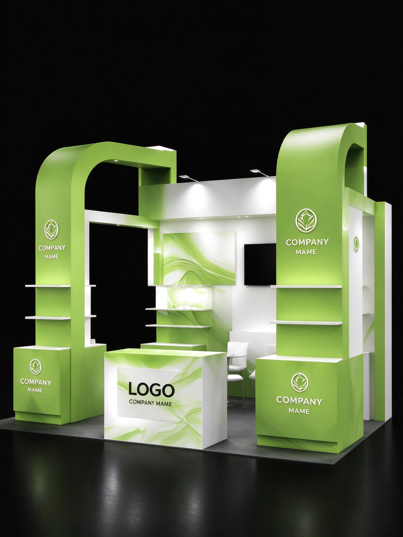 Fast62 Aluminum Fabric Frame System | Professional Modular Trade Show Booth Display Frame for Exhibition - Industry T...