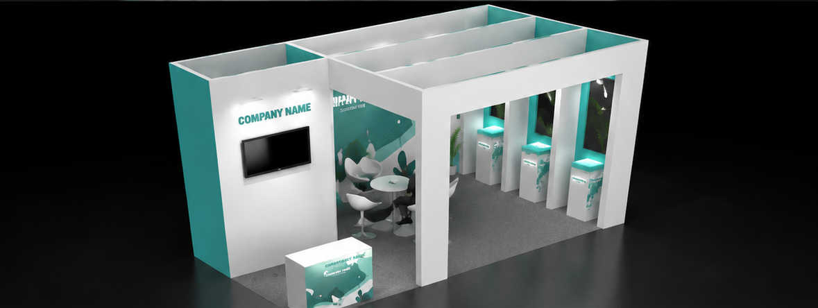 Fast62 Aluminum Fabric Frame System | Modular Trade Show Booth Display Frame for Exhibition