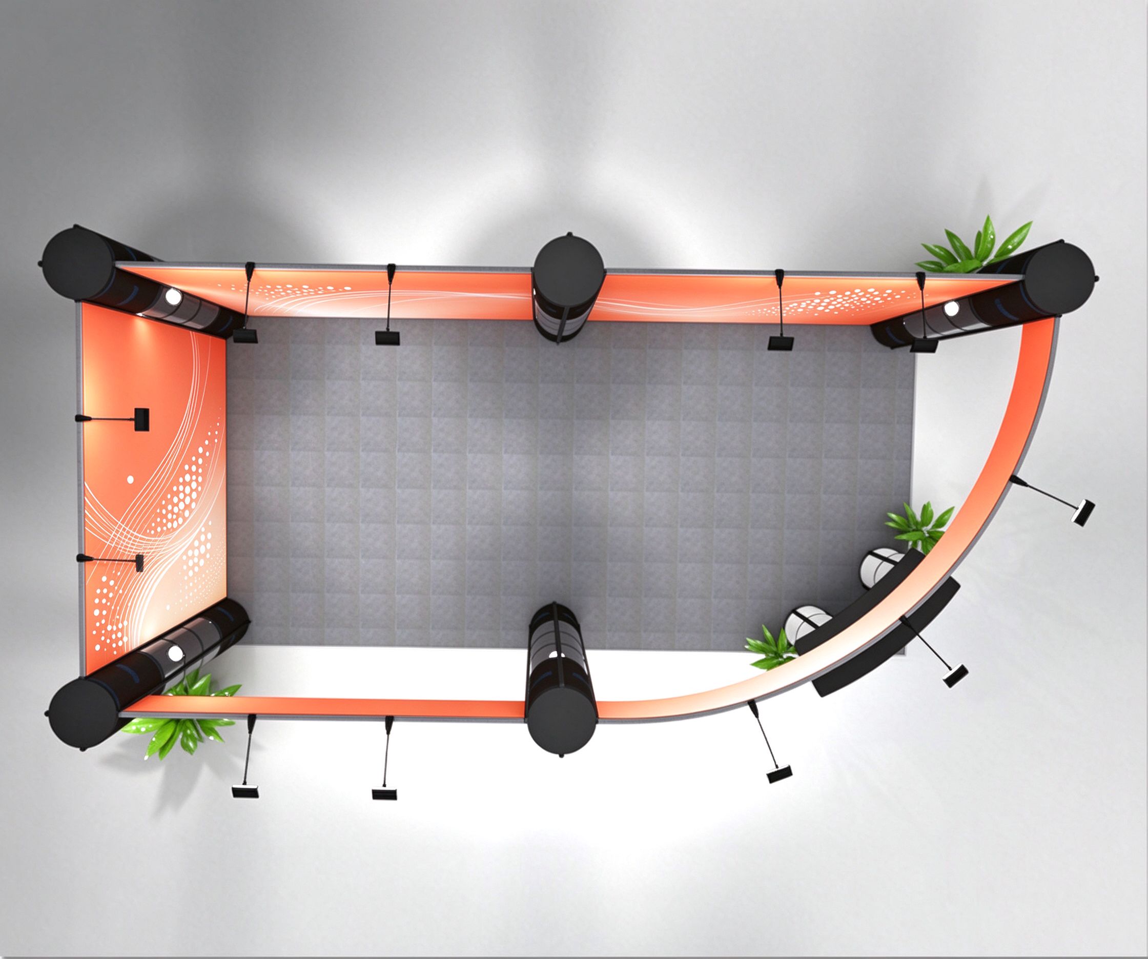 Portable Modular Aluminum Trade Show Booth | Foldable Quick Setup Exhibition Display Stand for Expo Events - 模块化展台系统... 2