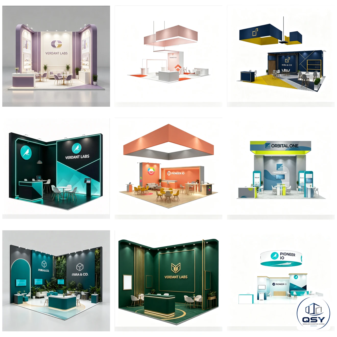 30×30ft New‑Style Modular Trade Show Booth |QSY Modular Exhibition System Reusable Aluminum Exhibition Display System... 4