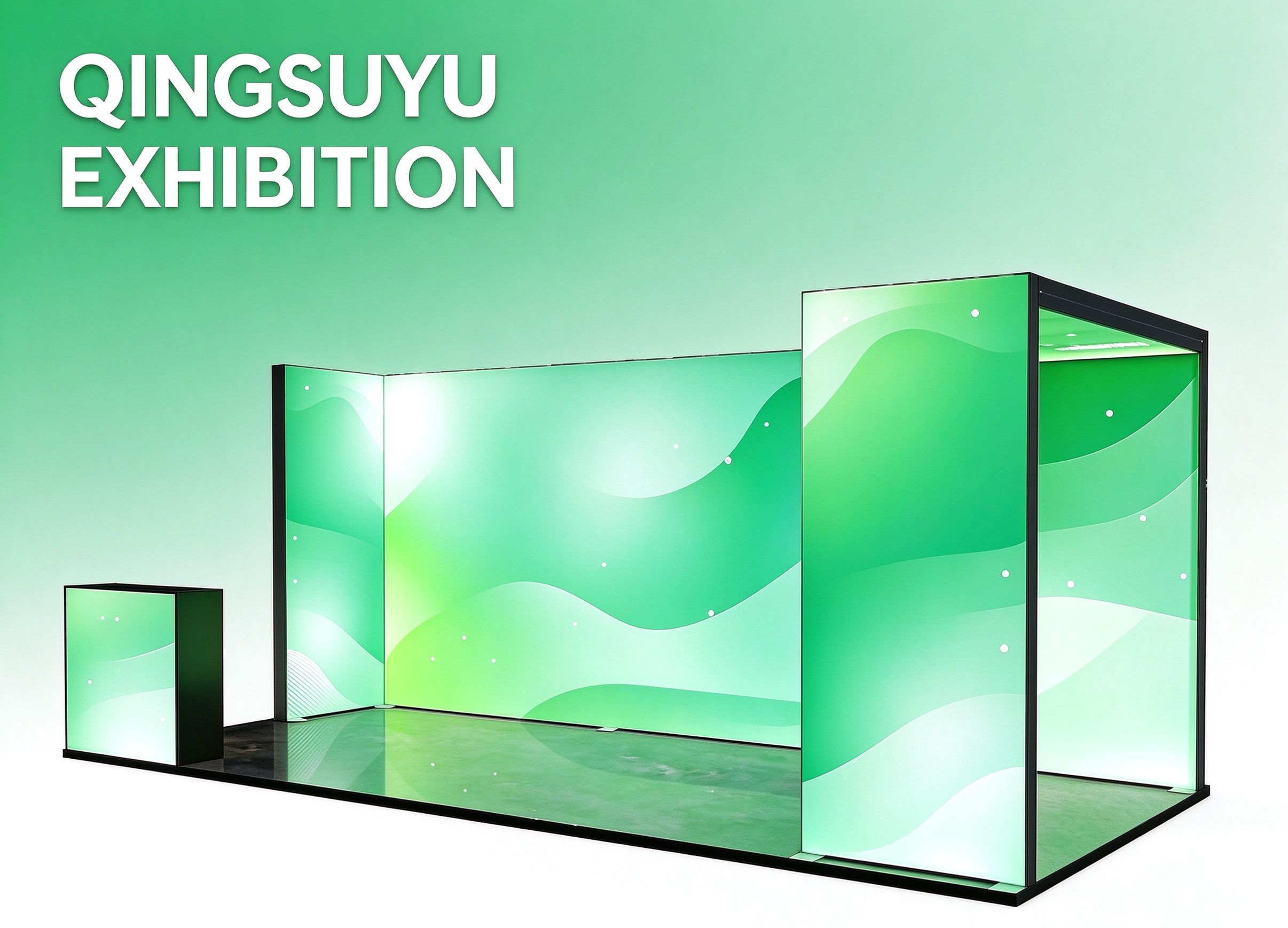 Custom Modular Truss Trade Show Booth | Tool-Free Quick Assembly Portable Exhibition System