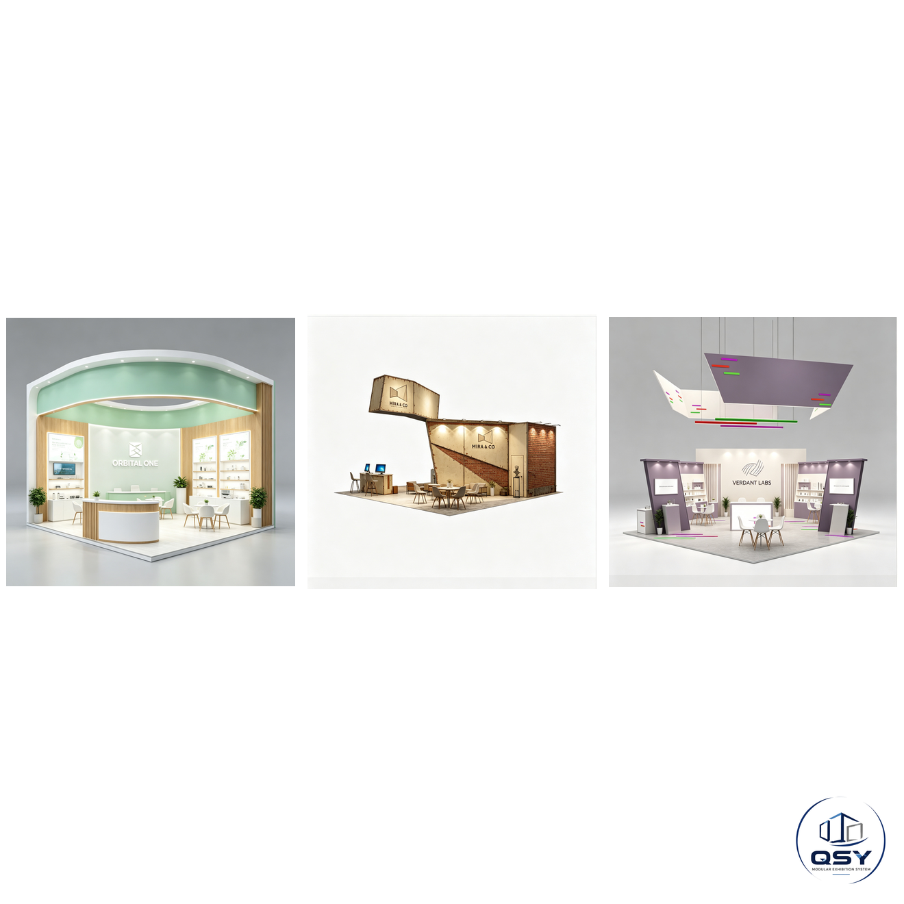 30×30ft New‑Style Modular Trade Show Booth |QSY Modular Exhibition System Reusable Aluminum Exhibition Display System... 5