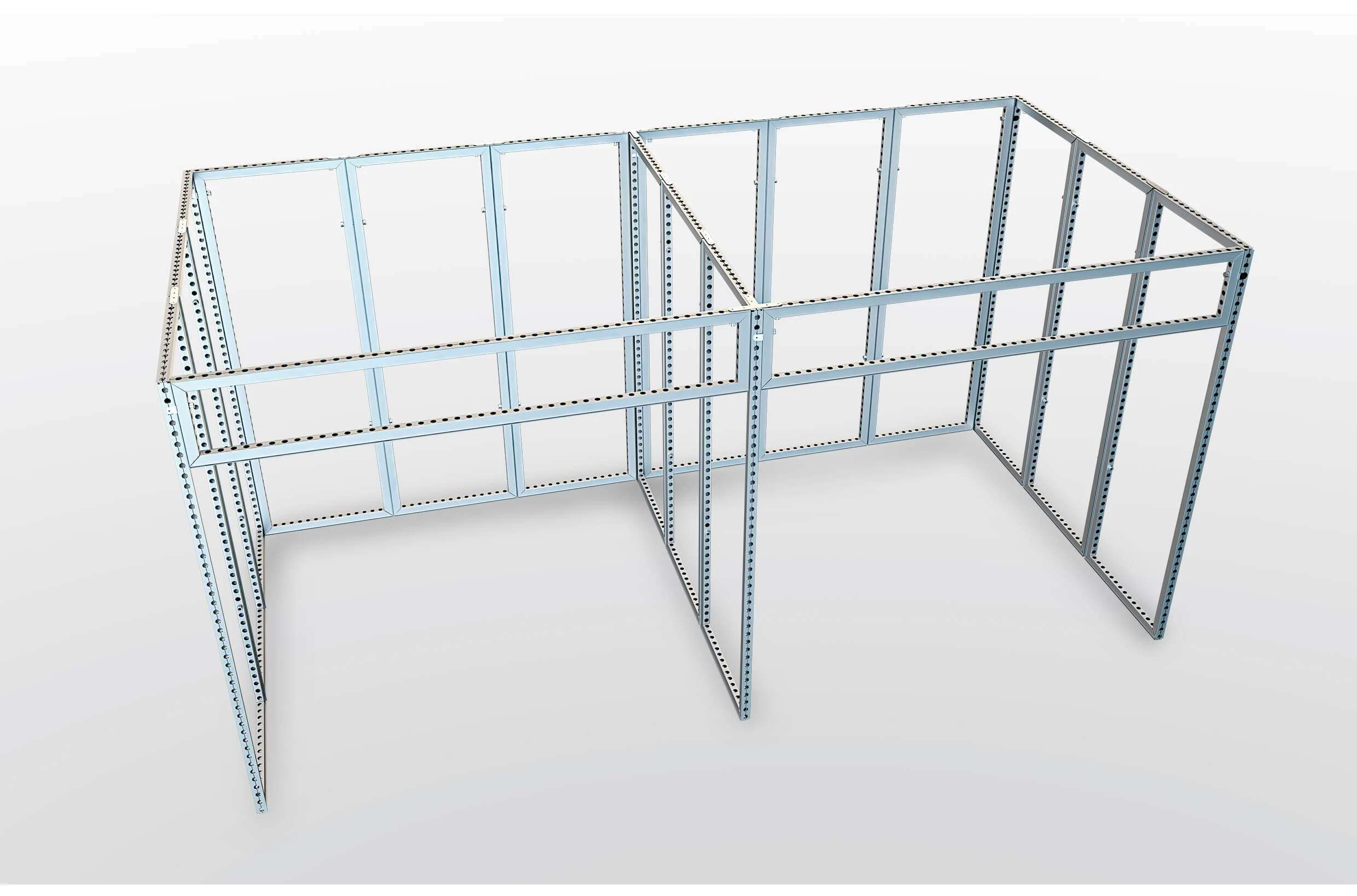 LT-FS62 62mm Modular Fabric Exhibition Booth | 8x8ft Portable Aluminum Trade Show Display Stand, Quick Assembly Reusa... 3