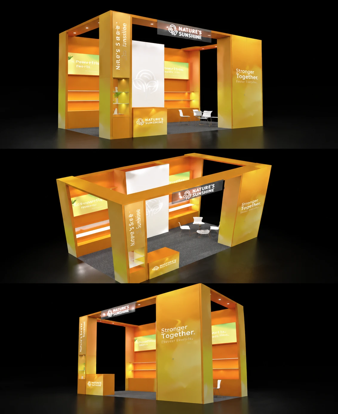 Fast62 Aluminum Fabric Frame System | Modular Trade Show Booth Display Frame for Exhibition - 各类行业展会 2